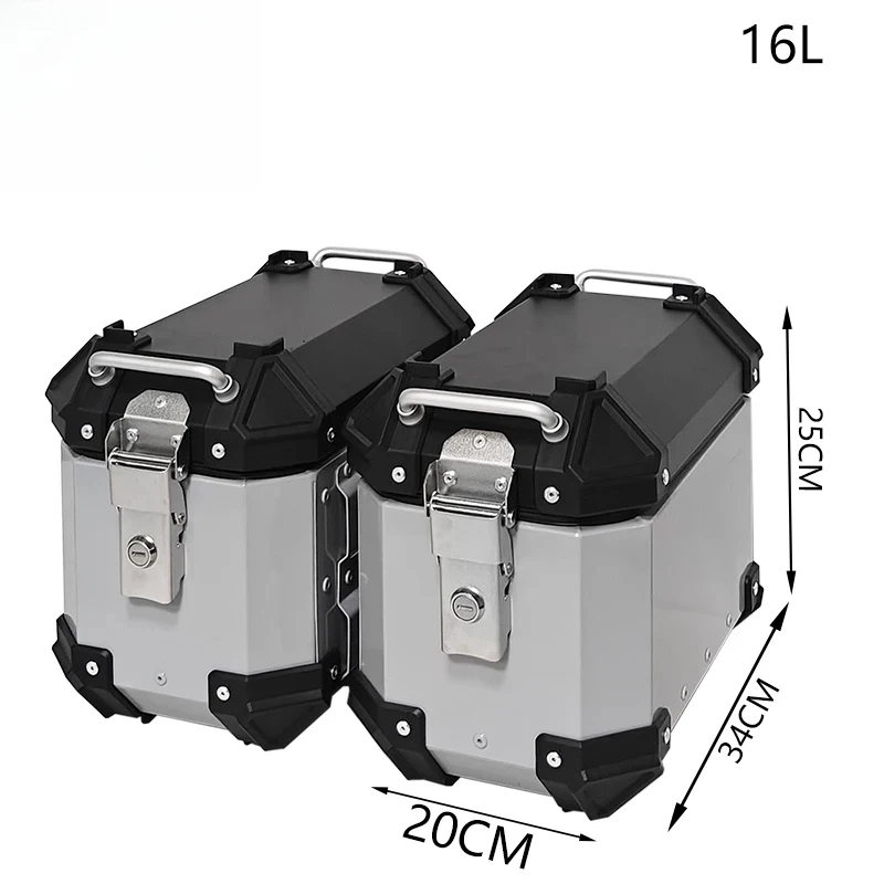 Hongshen Factory Wholesale 16L Motorcycle Tail Box, with Side Rack and Tail Box