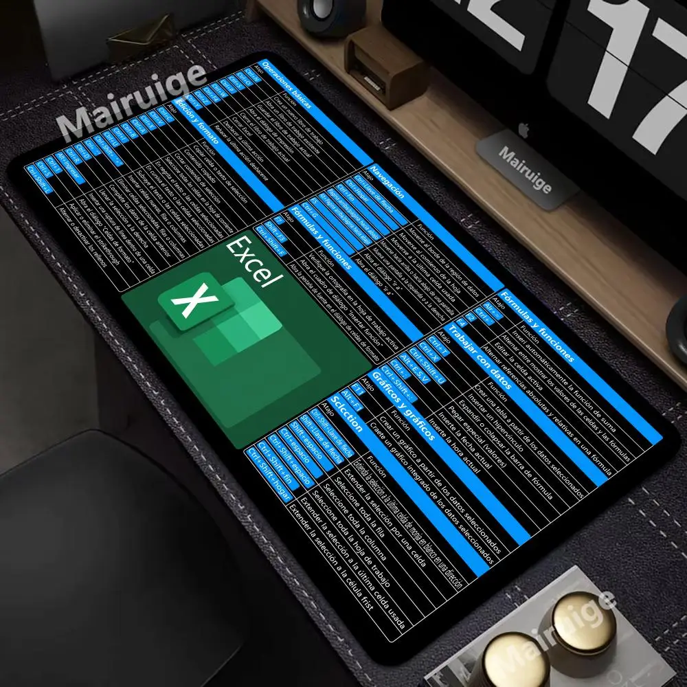 EXCEL 900x400 Mouse Pad Large Computer Office Game Table Mats XXL Rubber Anti-slip Gaming Keyboard Mousepads Long Desk Pads