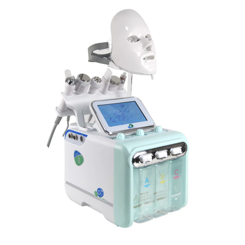 7 in 1 Hydra Small Bubble Machine H202 Hydro Water Microdermabrasion Facial Beauty Device Professional Aqua Peeling Trolley