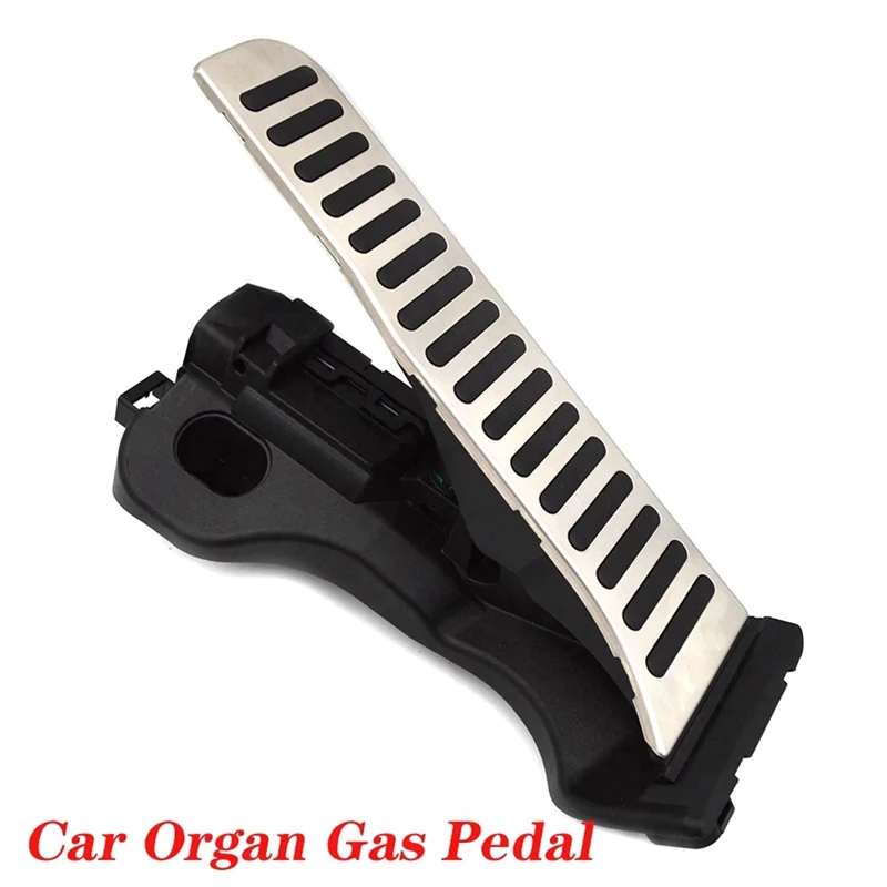 1 Piece Car Upgrade Classic Organ Accelerator Pedal Black & Silver ABS+Metal For MQB VW Golf 7 Passat B8 Octavia MK3 A3 S3 RS3