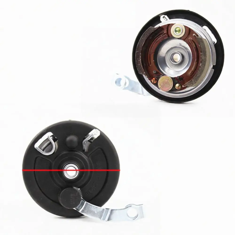 Electric Bicycle Front Drum Brake Hub Assembly 80mm Size Reliable Braking System Performance Scooter Maintenance Spare Part