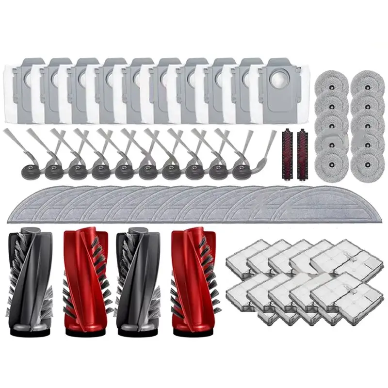

ABXF-Fit For Roborock Saros 10/S9 Maxv Ultra/S90ver/G30/A1460RR Accessories Main Side Brush Filter Edgewise Mop Kit