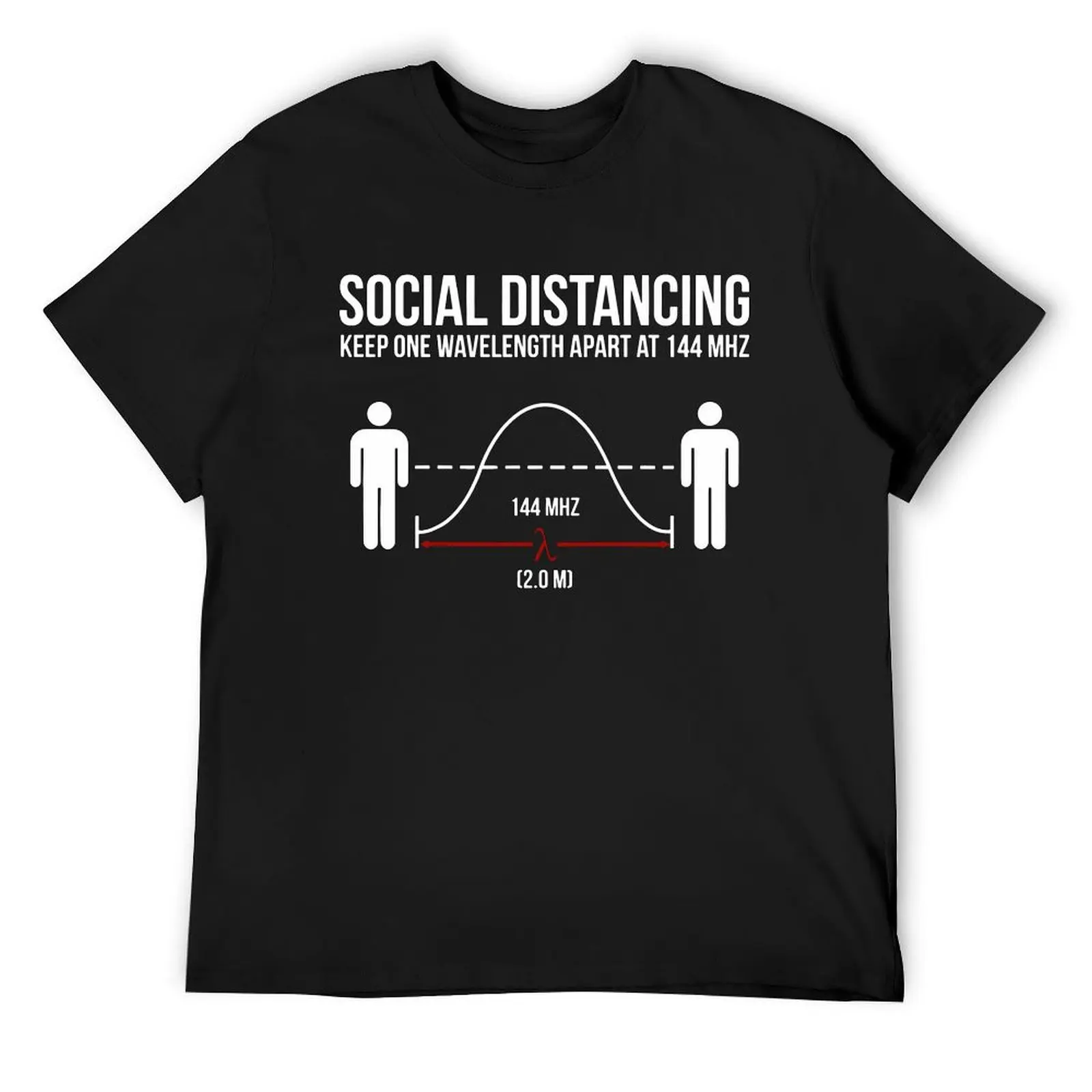 Radio Ham Funny Social Distancing Physical T Shirts Summer Style Graphic Cotton Streetwear Short Sleeve Birthday Gifts T-shirt