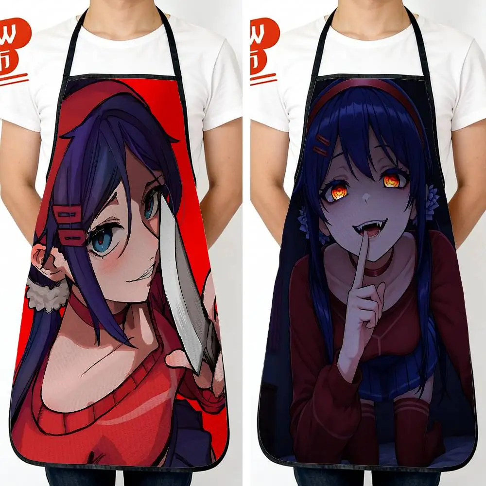 

cool Crazy Mita game MiSide New Fashion Kitchen Aprons for Woman Men Chef Work Apron for Grill Restaurant Bar Shop Cafes Beauty