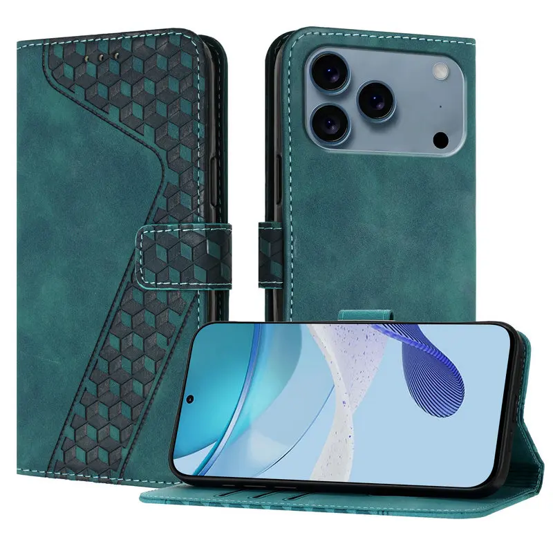 

Роскошный чехол для iPhone 17 Pro Max 5G 2025 с кожаной текстурой и кошельком для iPhone Air, чехол для iPhone 17 Pro Max, роскошный чехол