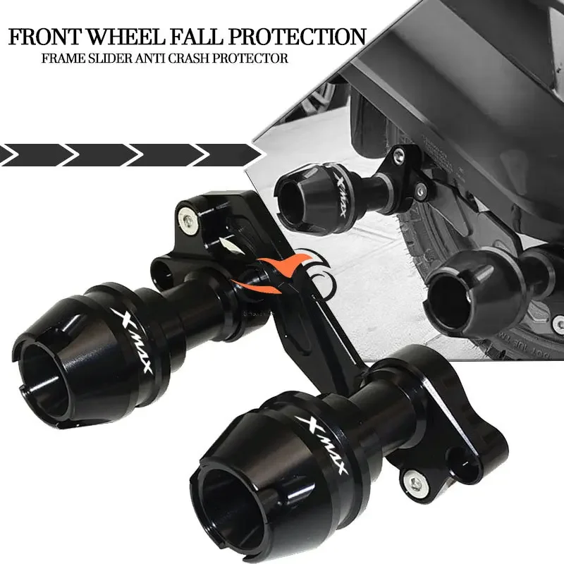 

For Yamaha XMAX300 XMAX 300 accessories Front Fork Wheel Fall Muffler Pipe Frame Protection Frame Slider Anti Crash Protector