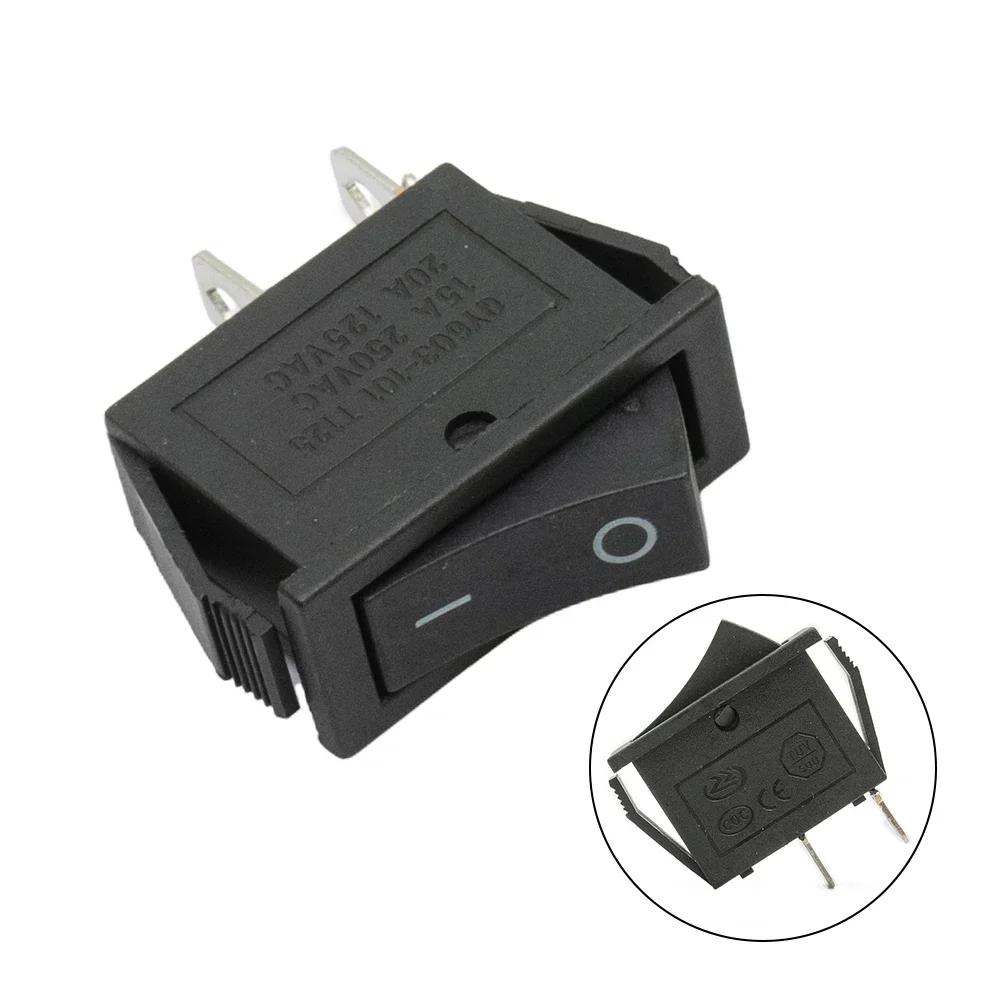 Brand New High Quality Rocker Switch Model 12V Parts 16A Practical Replacement 2 Pin 2 Position SPST 240Vac Accessories