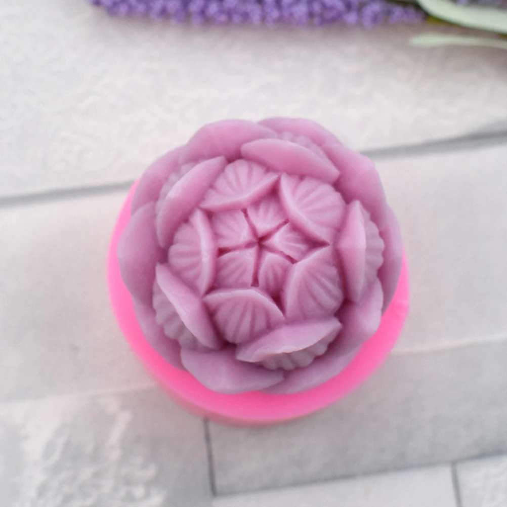 

Silicone Lotus Mold for Soap Making DIY Craft Reusable Flexible Tear Resistant Chocolate Aromatherapy Mold Soap Sculpture