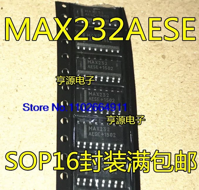 （20PCS/LOT）  MAX232 MAX232AESE   RS-232 SOP16