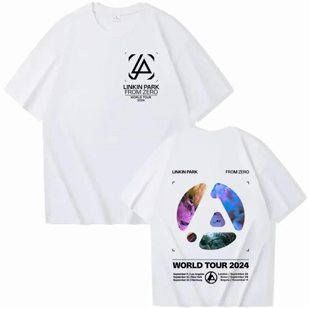 

Модная футболка унисекс World Tour 2025 года, унисекс, Harajuku, с круглым вырезом, с короткими рукавами, поп-музыкальная рубашка, подарок фанату