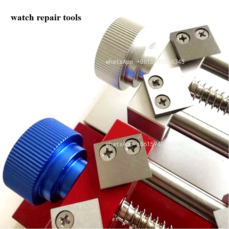 watch repair tool ring machine, high-end watch starting ring for glass, starting outer ring, silver red watch repair tool