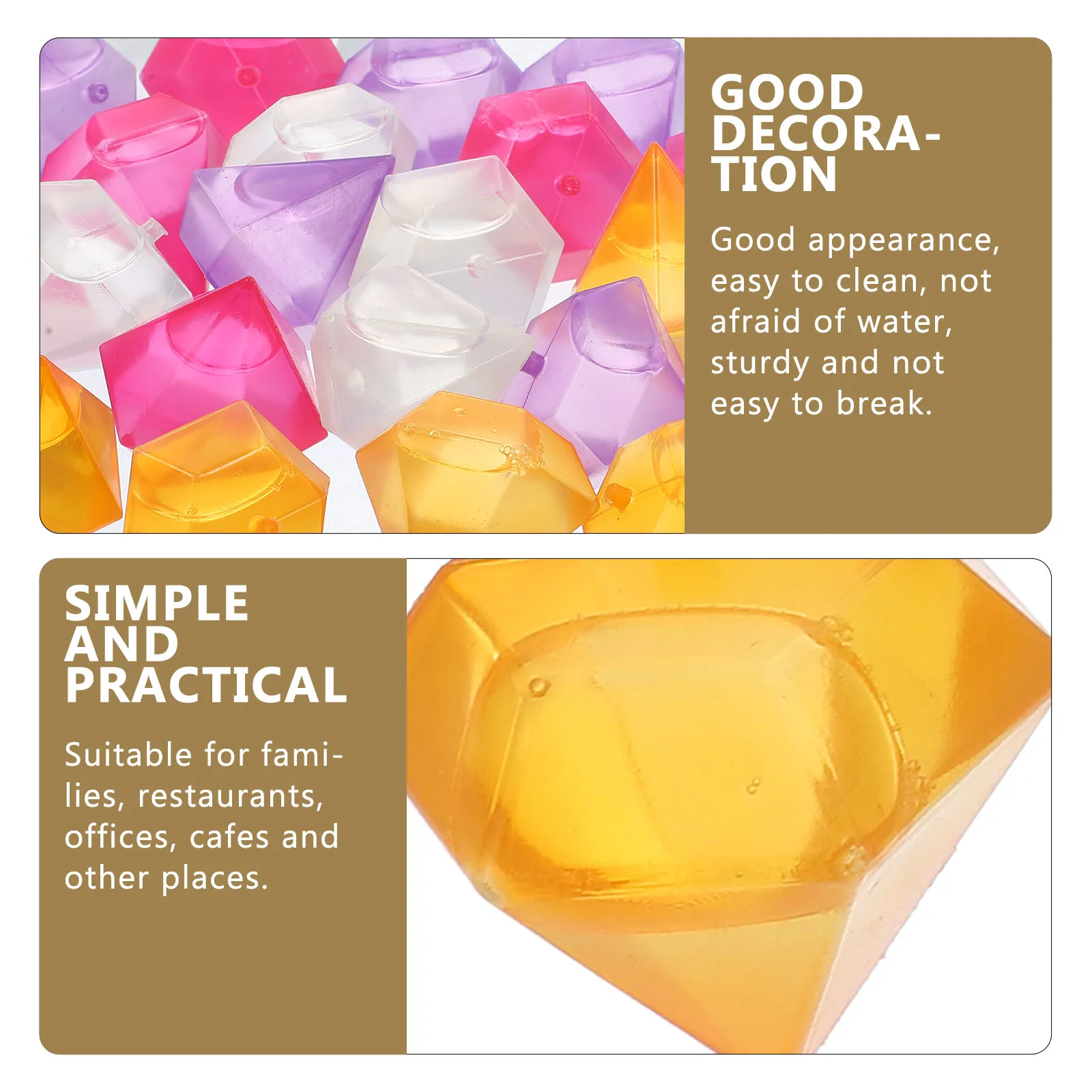 

24 Pcs Whiskey Reusable Ice Cubes Beverage Cooler Cooling Stones Molds for Cocktails