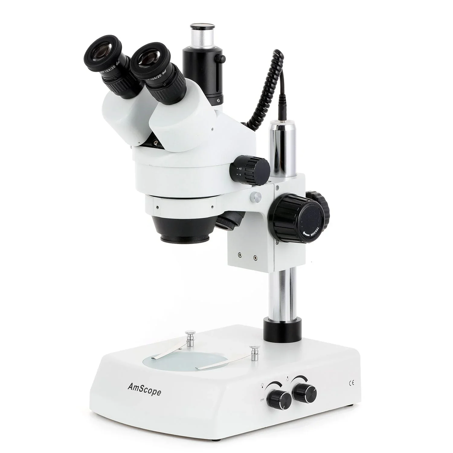 

AmScope LED Veterinary Trinocular Zoom Stereo Microscope 7X-90X