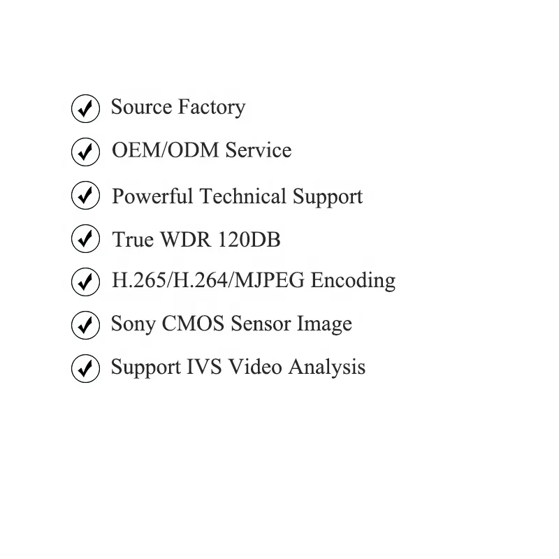 وحدة كاميرا IMX335 5MP حقيقية WDR IP، مستشعر ضوء النجوم 1/2.8 بوصة مع تحليل IVS مثل كشف الإنسان والكشف عن التسلل