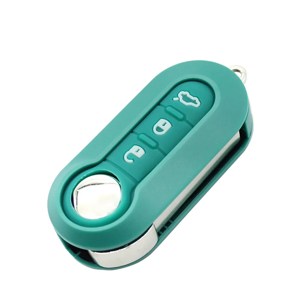 Cocolockey 3 Buttons Flip Remote Key Shell for FIAT 500 Bravo Croma Doblo Ducato Fiorino Linea Panda Grande Punto Scudo