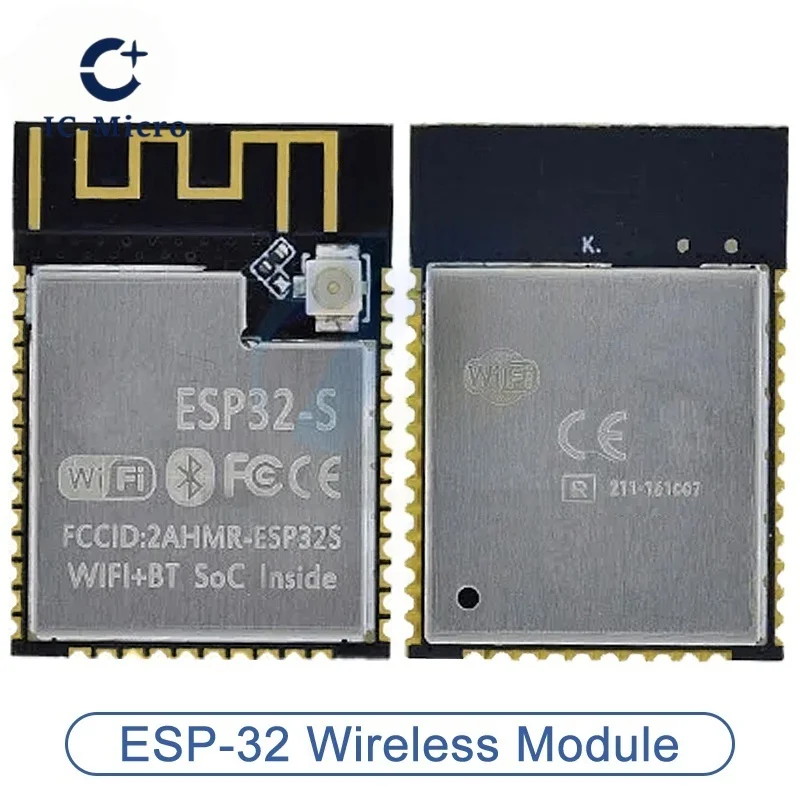 Módulo inalámbrico ESP32 ESP-32 ESP32-S ESP-WROOM-32 ESP-32S con antena PSRAM IPEX/PCB de 32 Mbits con FLASH de 4MB para arduino