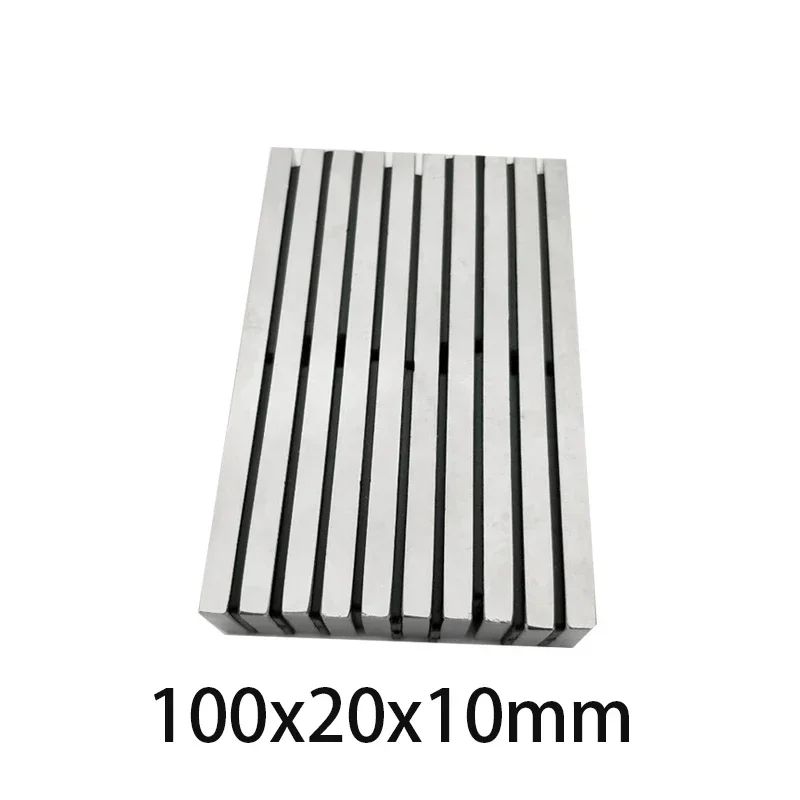 100X20X10Mm Blok Krachtige Magneten Langste Vel Neodymium Magneet 100X20X10Mm Sterke Permanente Ndfeb Magneten 100X20X10Mm