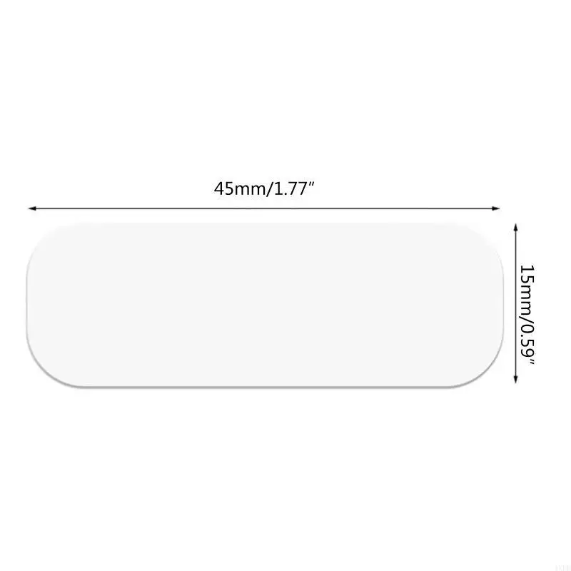 4xfd 60 PCS لا مثيل له شريط أكريليك الشريط الشفاف القابل للإزالة القابل للإزالة لزجاء لزجة للرسوم اللاصقة نانو لوكالة DIY