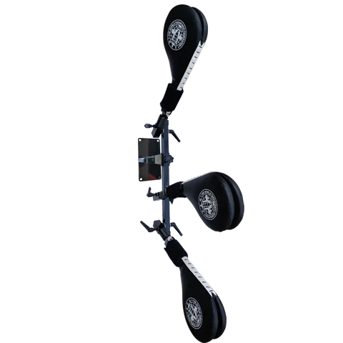 Taekwondo kick target multi-position foot target multi-functional training equipment triple target holder