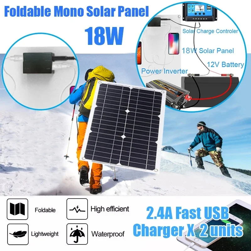 Imagem -04 - Painel Solar Power System Kit Inversor de Energia Senoidal Pura para rv Reboque de Viagem Van Camper 12000w 12v a 110v 220v