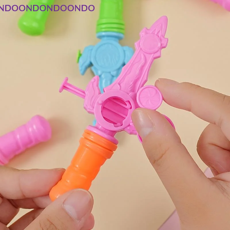 

10Pcs Mini Flying Disk Sword Launcher Children's Fun Game Charming Birthday Gift Treat Bag Filler Unique Outdoor Activity