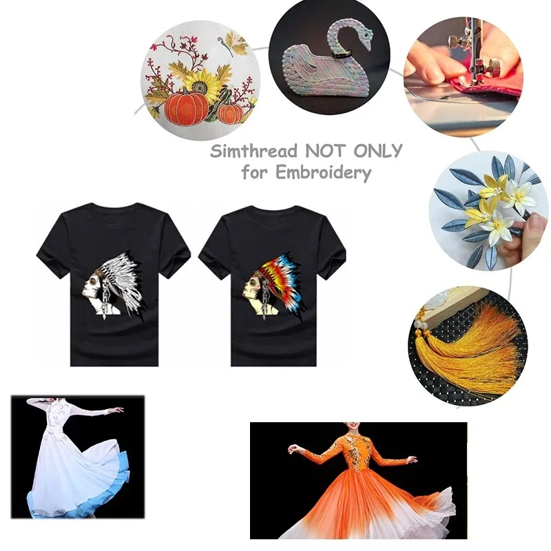 Photosensitive Color-changing Sewing Thread 150D/2 DIY Party Handmade Quilting Clothing Embroidery Sewing Machine Craft Supplies