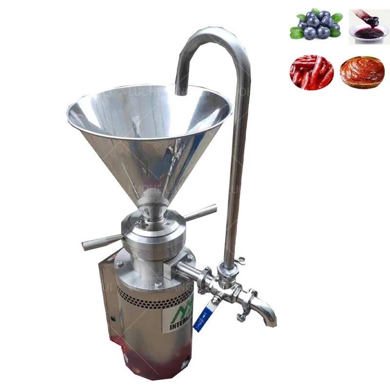 colloid mill for mayonnaise grease paste processing equipment fruit jam making machine