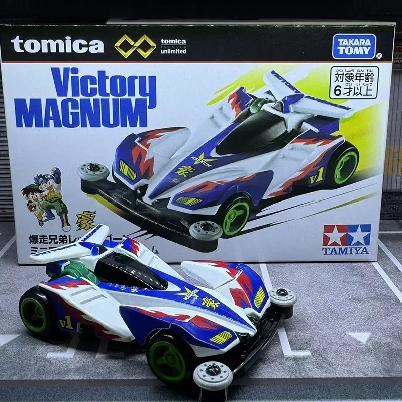 Takara Tomy Tomica Premium Unlimited Bakusou Kyoudai Let's & Go!! Vanguard Sonic Mini 4WD Diecast Metal Vehicle Model Anime