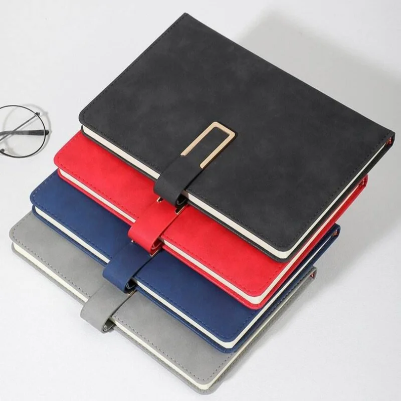 Vintage A5 Leather Notebook Soft Cover Writing Journal For Business Meetings College Life Office School Personalized Gift