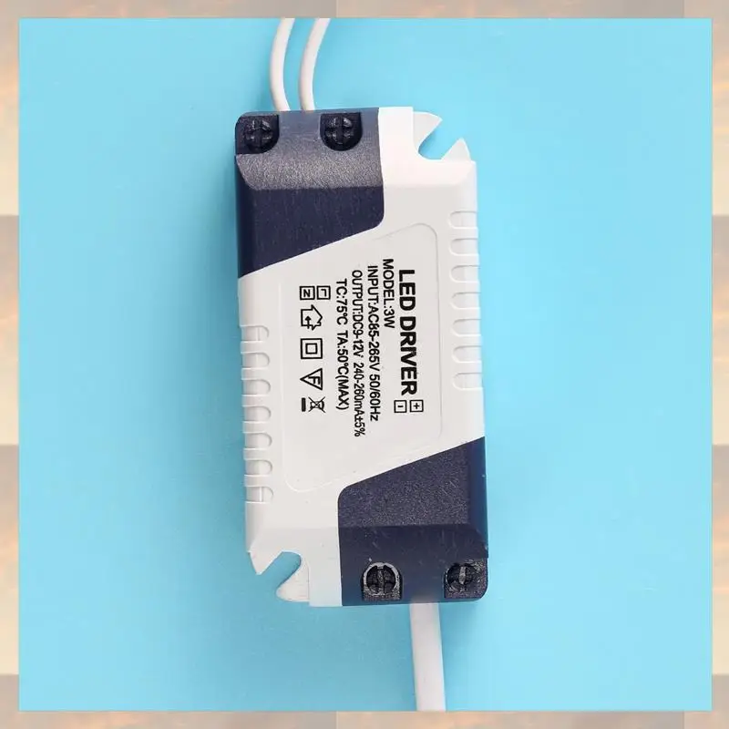 

Flash Trend 10X AC 90-240V To DC 9-12V 3W Constant Current LED Strip Power Driver Transformer