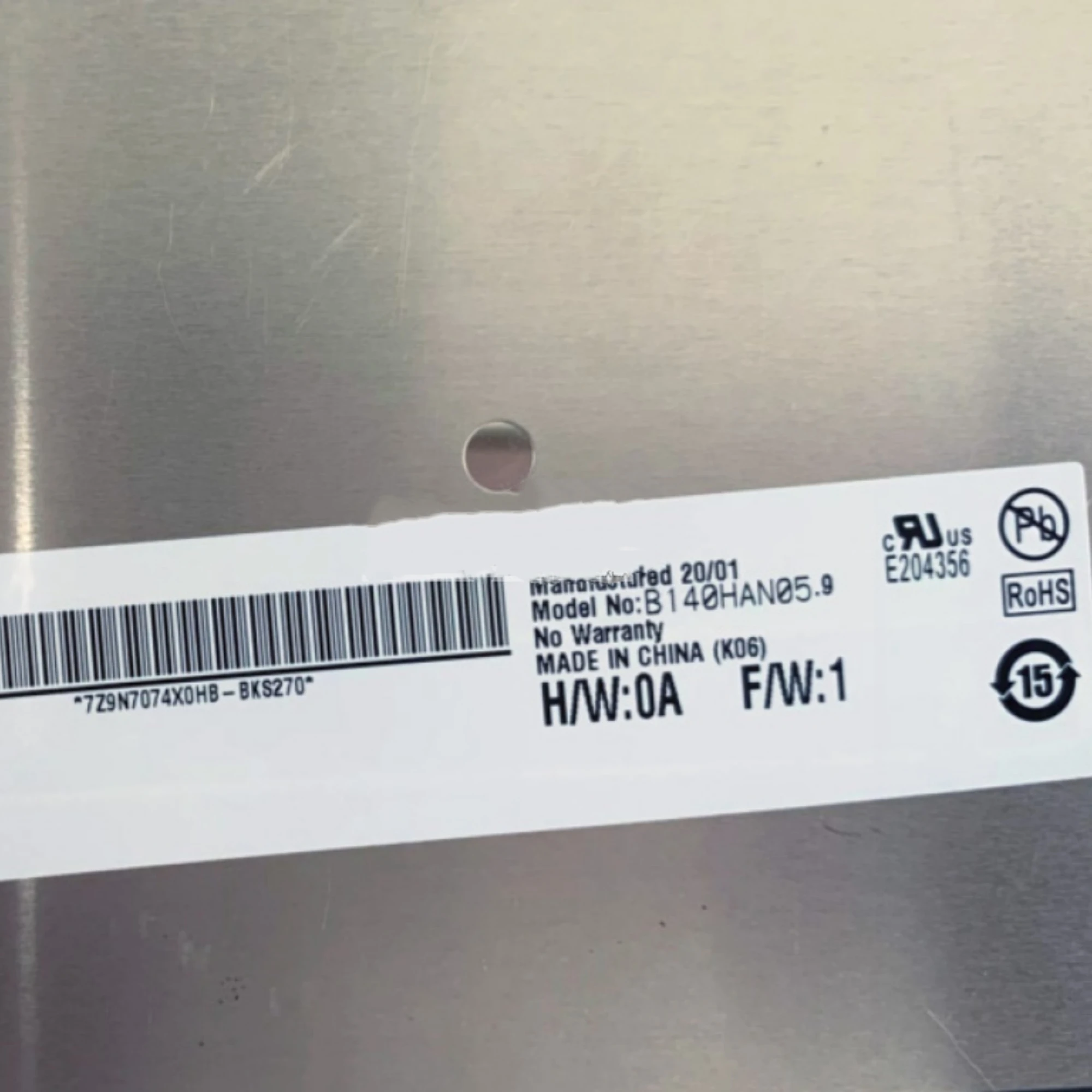 B140HAN05.9 fit LP140WF9 SPD1 B140HAN06.3 NV140FHM-N65 B140HAN05.8 B140HAN06 FHD LCD screen IPS