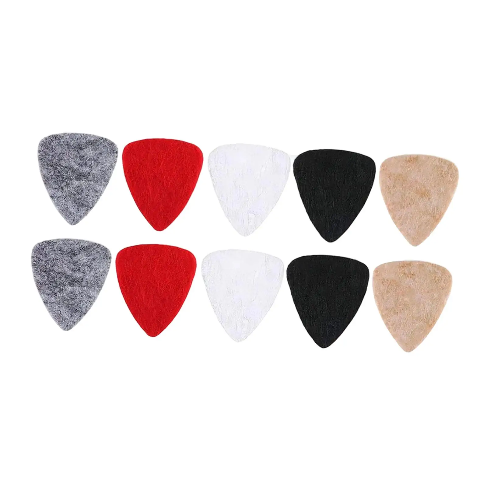 Value Pack Felt Ukulele Picks Assorted Colors Comfortable Grip Soft Acoustic Guitar Accessories for Ukulele