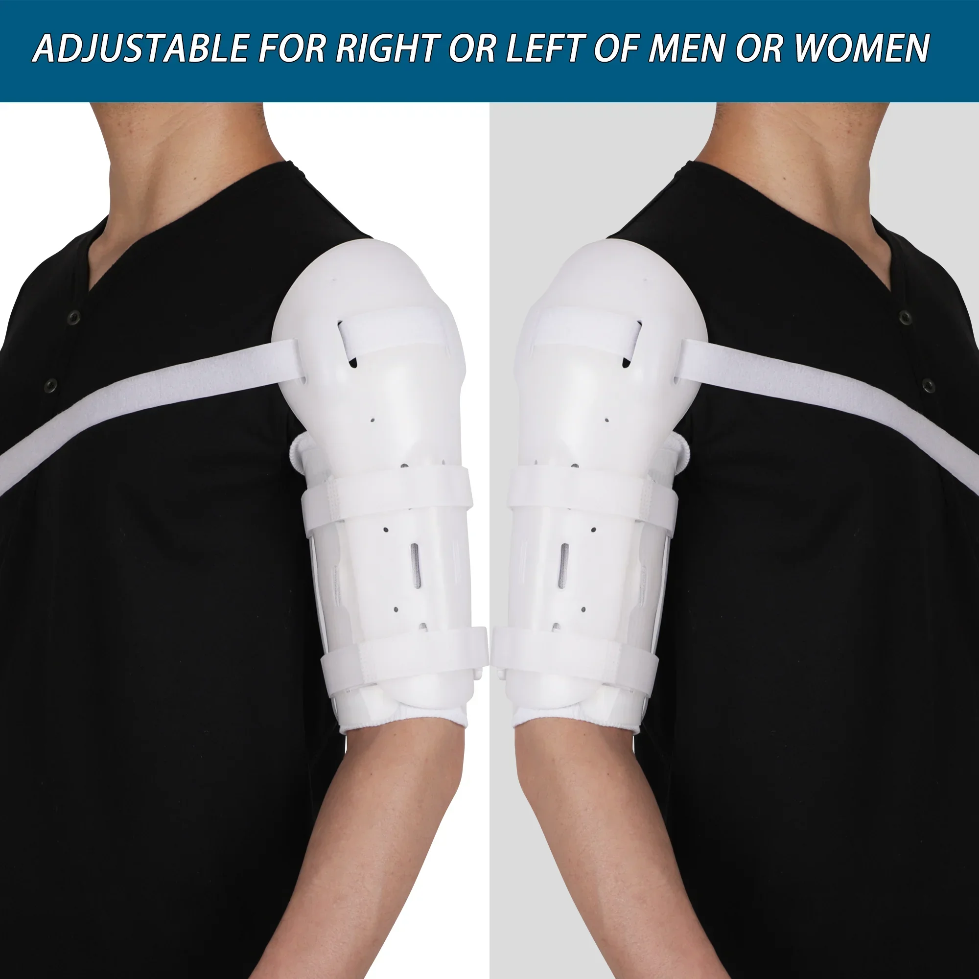 

Brace Humeral Shaft Fracture Splint Cast for Broken Upper Arm, Shoulder, Bicep, Humerus Bone with Sling & Cuff Support