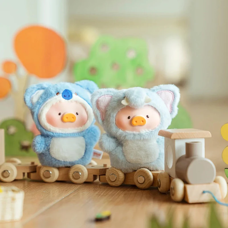 Консервы Lulu The Piggy Animal Party Forest Theater Series Виниловая слепая коробка Милые животные Кукла на палец Девушка Подарок Декор Игрушка