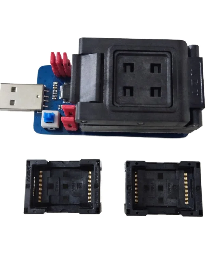 Alcor AU6989-GTC/GTD Test Fixture BGA152 Flash Particle Test Socket TSOP48 Test Stand