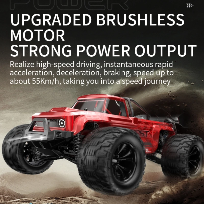 Cool Stuff Toy Car Funny Gift-55km/h High-speed 4WD Rc Truck,Kawaii 1:14 Full Scale Off-road Rc Cars,Monster Truck,Toys for Boys