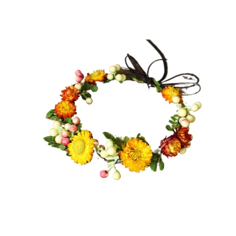 dried-flowers-and-berries-garland-immortal-natural-daisy-head-ring-bridal-hair-accessories-wedding-headwear