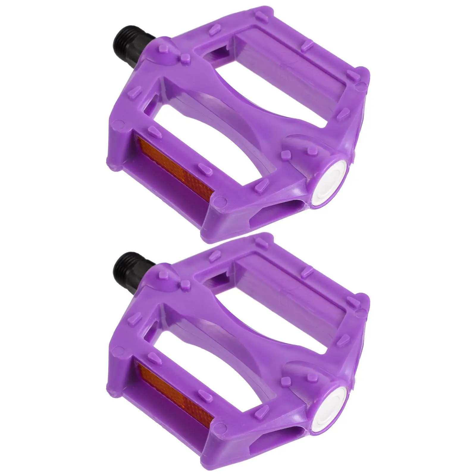 

Plastic Bike Pedals for Kids Mountain Bicycle Accessories Purple Nonskid 1 Pair Outdoor Riding Comfort Children Stable Practical