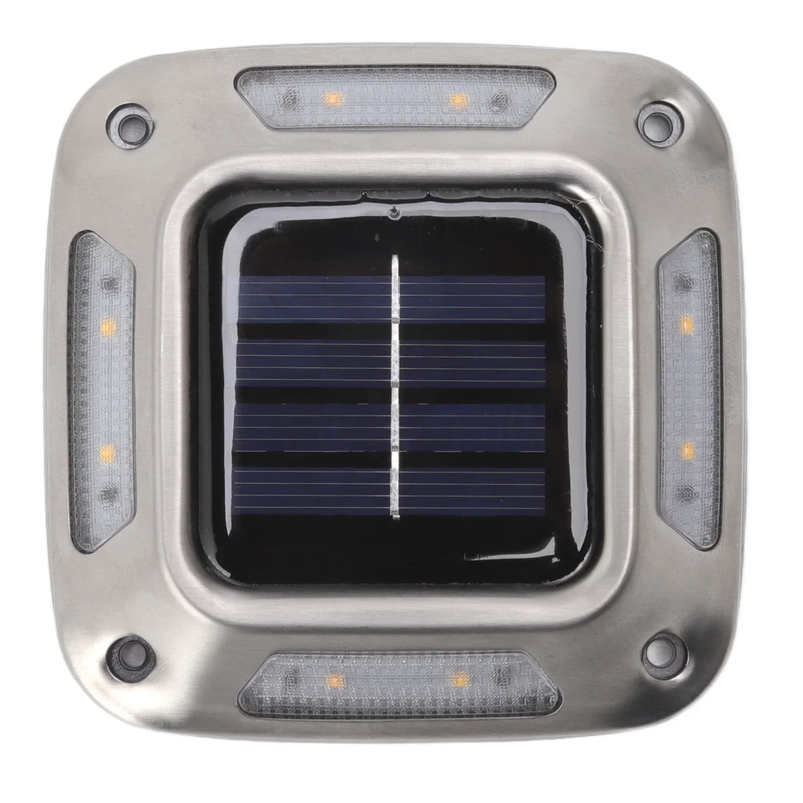Solarna lampa gruntowa wodoodporna 8 LED ciepłe światło solarna lampa ogrodowa na zewnątrz do dziedzińców i podjazdów