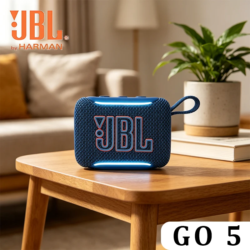 

JBL GO5 Gold Brick Fifth Generation Gift Speaker Outdoor Cycling Camping Light up Mini Portable Waterproof Bluetooth Speaker