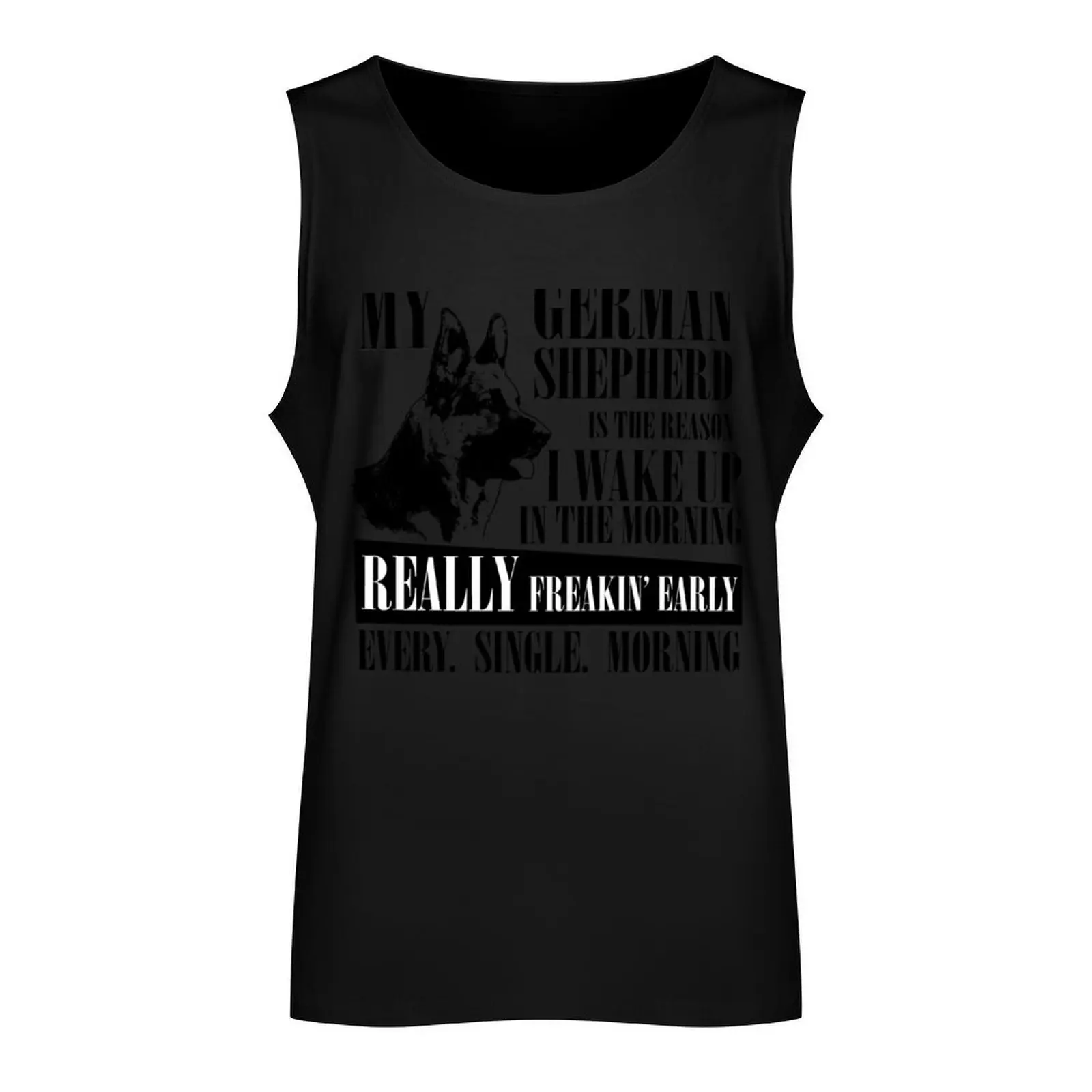 German Shepherd Dog - GSD Tank Top Men's t-shirts T-shirt Men's gym