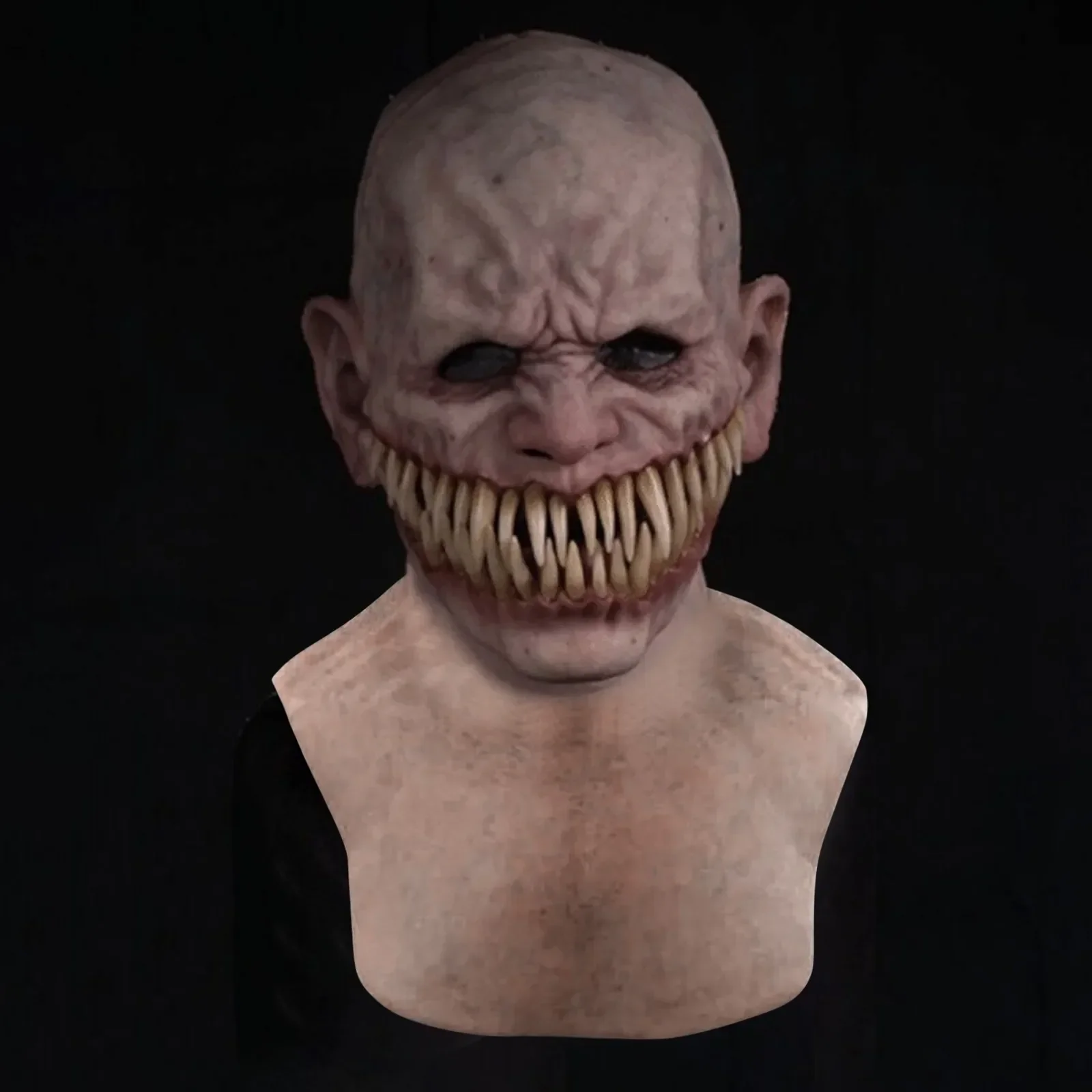 

New Old Man Mask Halloween Party April Fool 'S Day Wrinkle Full For Head Mask Face Mask Party Items Thriller Cosplay Props