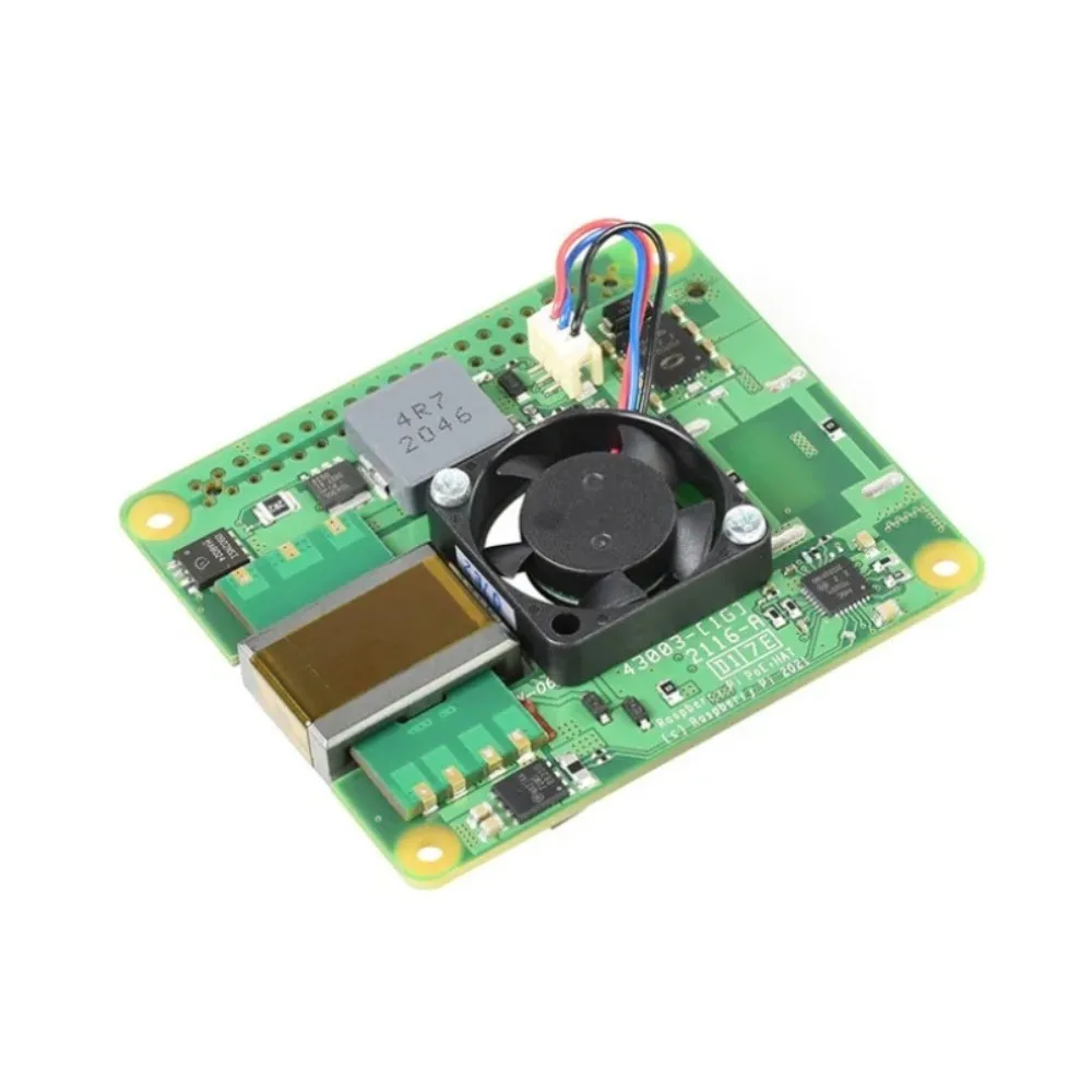 Placa de Expansión 3B+/4B Power over Ethernet para Raspberry Pi PoE+ HAT