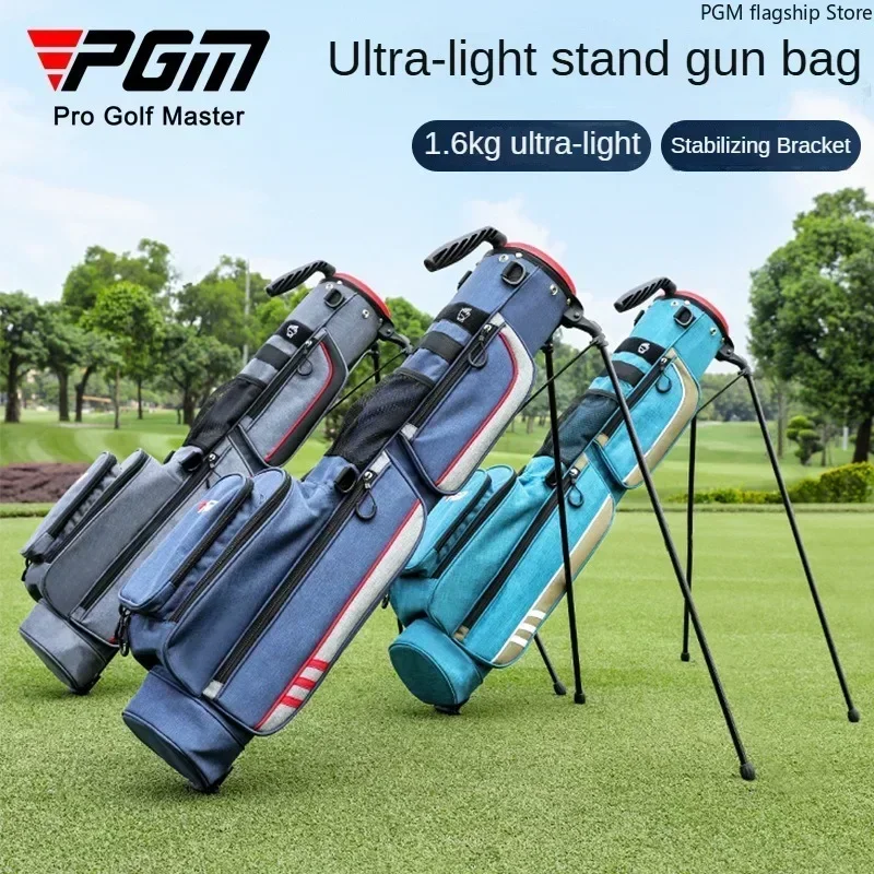 PGM Golf Bag, Men's and Women's Bracket Gun Bag, Lightweight and Portable Club Bag QIAB028