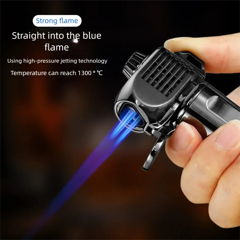 God of War Series Three Direct Charge Cigar Igniter Windproof Inflatable Lighter Cigar Tool Set