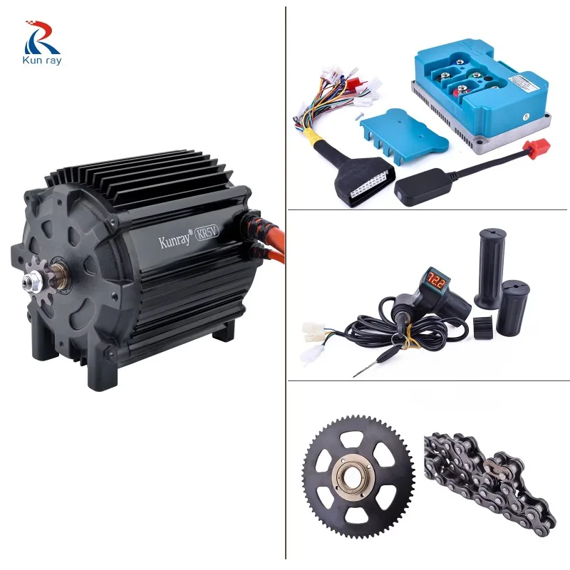 

KR5V Kunray 72V 5000W Electric Brushless Motor for Electric Motorcycles Razor Fardriver Controller Electric Bicycle Tricycle