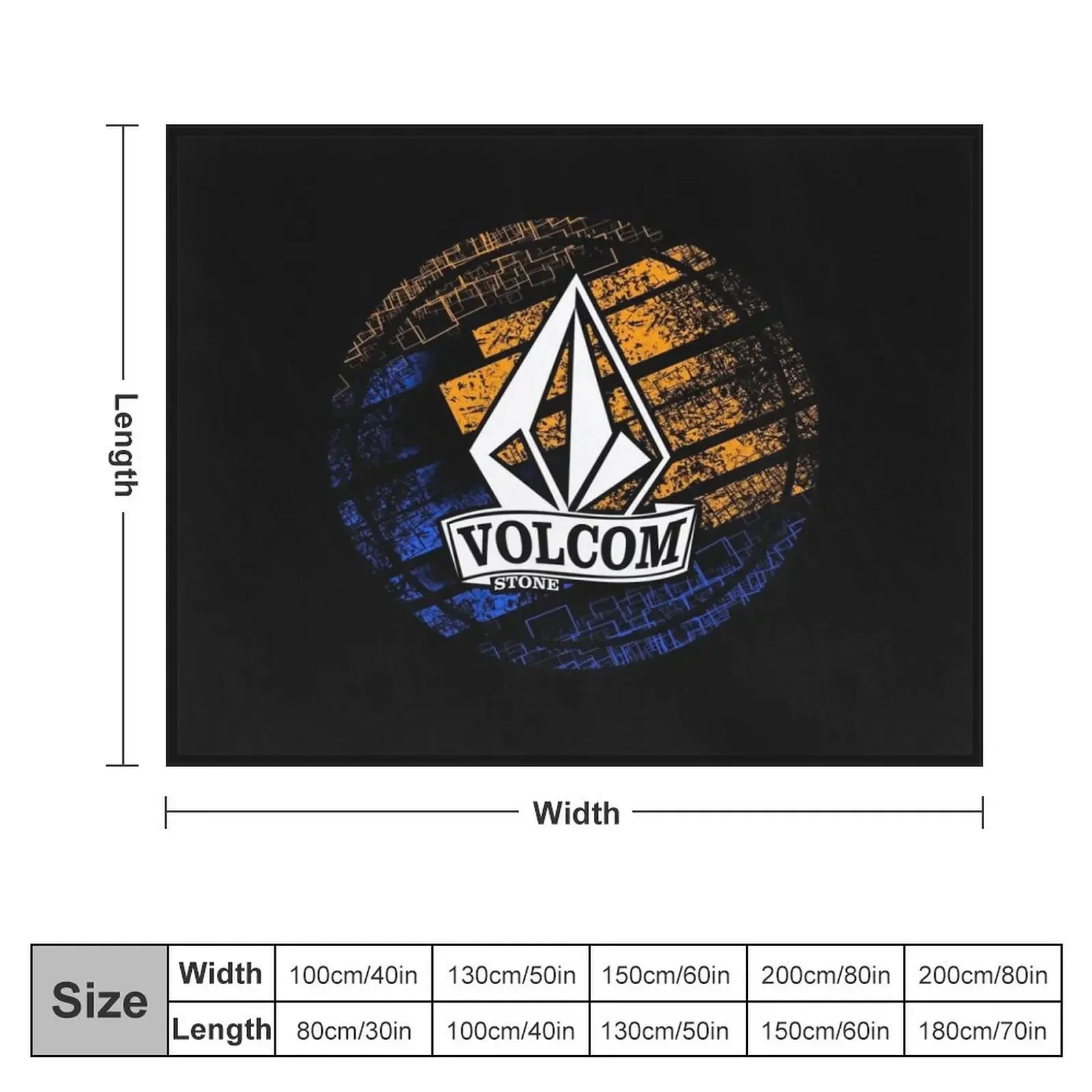 volcom-stone Throw Blanket Fashion Sofas Kid'S Thin Extra Large Throw Blankets