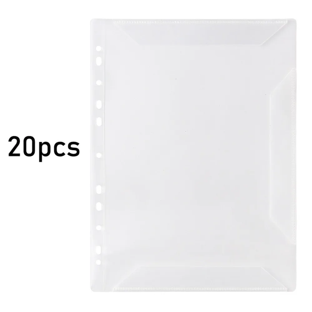Flexible Loose Leaf Music Score Folder Detachable 20 Pages Piano Music Sheet File Folder Writable Fits Letter Size