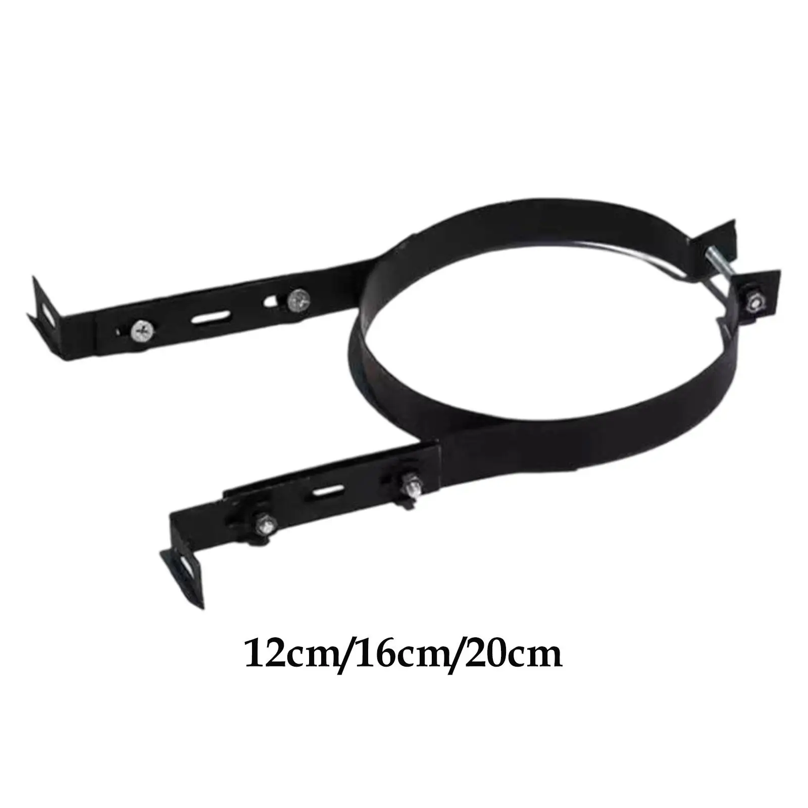 Chimney Pipe Holder Bracket, Adjustable, Easy to Install, Stainless Steel Stove Pipe Hanger Pipe Clamp Flue Liner Clamp