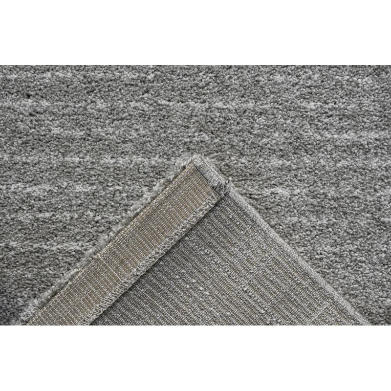 グラナダ リオラ グレー、アイボリー、ホワイト ポリプロピレン エリア ラグ